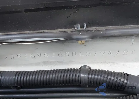 2011 Subaru Impreza Wrx Sti из США, поврежденный, VIN JF1GV8J68BL517412